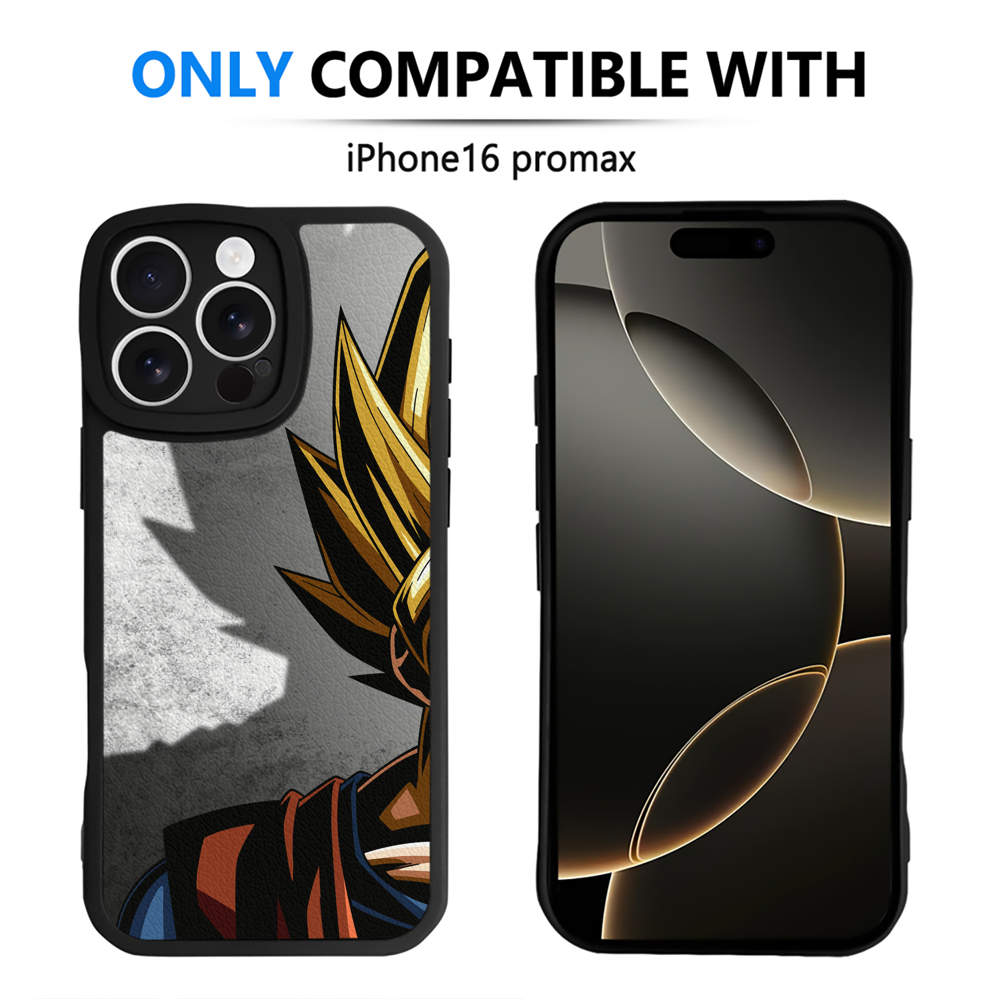 （画像用） ドラゴンボール DRAGON BALL 【iPhone 16シリーズ対応】シリコンスマホケース（レザー調） 材質：シリコン
